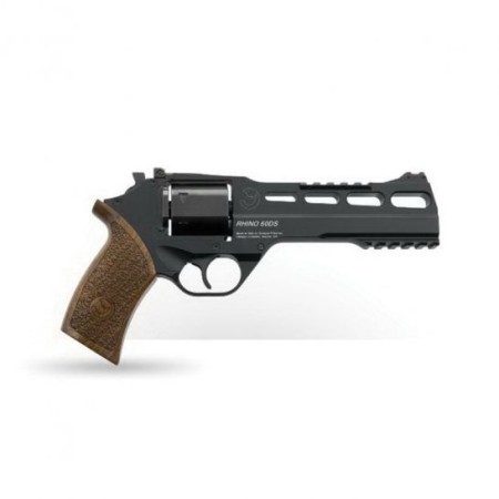 Chiappa Firearms Rhino 60DS Large 9mm Revolver, Anodized Black - 340.167