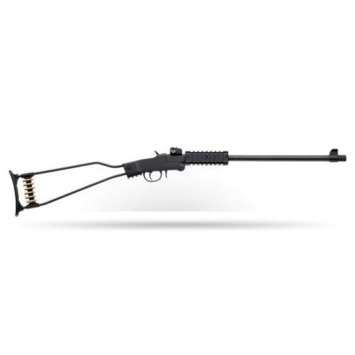 Chiappa Firearms Little Badger .22 Win Mag Folding Break Open Rifle, Blk - 500110