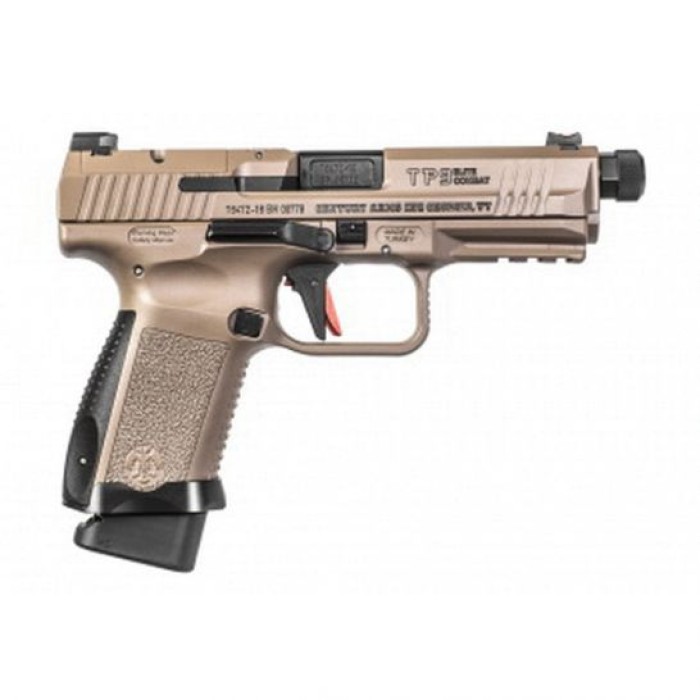 Canik TP9 Elite Combat 9mm Pistol, Cerakote FDE - HG4617DVN