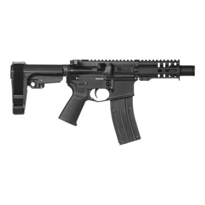 CMMG Banshee 300 Mk4 .22lr AR Pistol, Cerakote Black - 22A5B62-GB