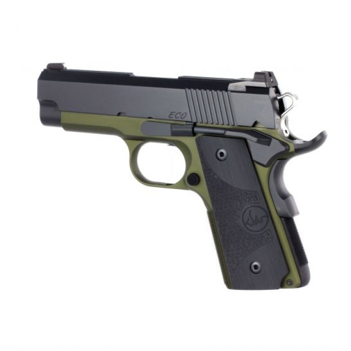 DAN WESSON ECO 45 ACP 7Rd Black/OD Green Pistol (01989)