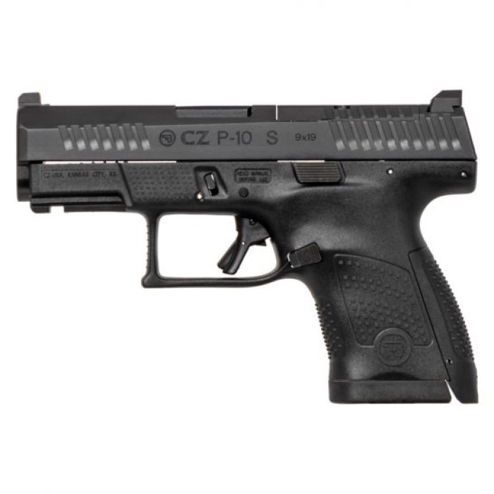 CZ-USA P-10 S Optics Ready (Low Capacity) 9mm Pistol, Blk - 05170