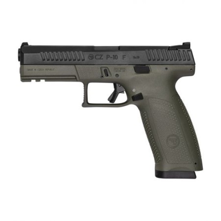 CZ-USA CZ P-10 F (Low Capacity) 9mm Pistol, OD Green - 01545