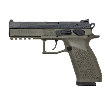 CZ-USA CZ P-09 (Low Capacity) 9mm Pistol, OD Green - 01268