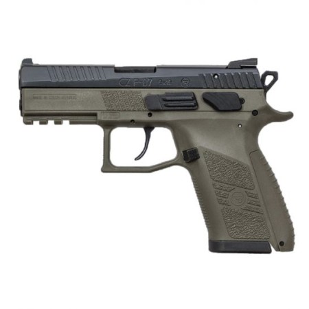 CZ-USA CZ P-07 (Low Capacity) 9mm Pistol, OD Green - 01077