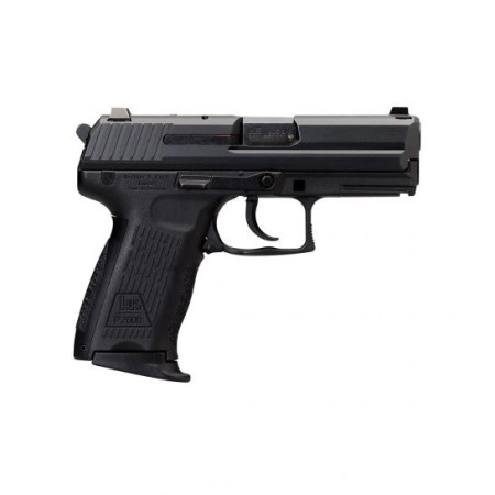 HK P2000 (V3) DA/SA, rear decocking button, three 12rd magazines and night sights