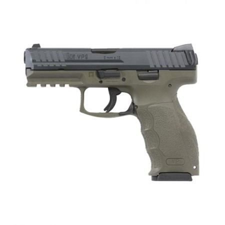 HK VP9 9mm 4.09in 10rd 3 Magazines OD Green Semi-Auto Pistol with Night Sights (700009GRLEL-A5)