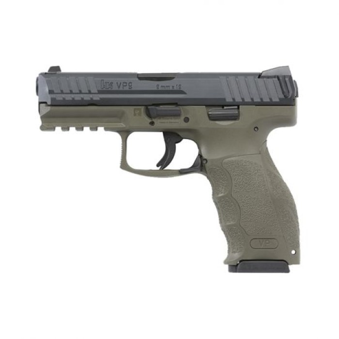 HK VP9 9mm 4.09in 10rd 2 Magazines OD Green Semi-Automatic Pistol (700009GR-A5)