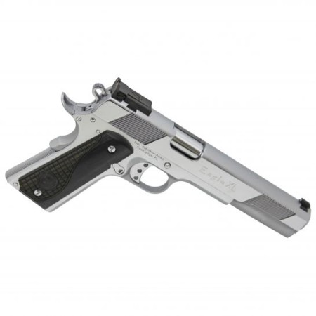 Iver Johnson Arms 1911 Eagle Deluxe 10mm Pistol, High Polished Bright Chrome Plated - EAGLEXLC10