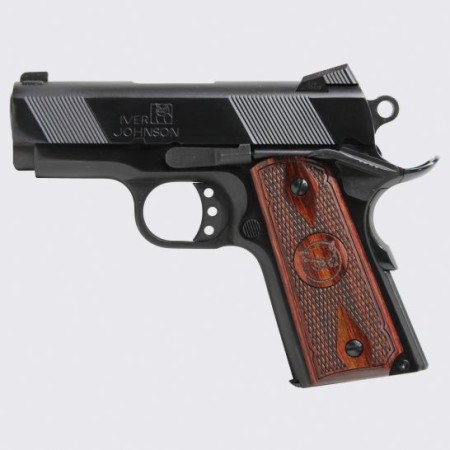 Iver Johnson Arms 1911 Thrasher Officer .45 ACP Pistol, Matte Blue - THRASHER
