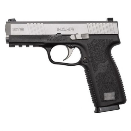 Kahr Arms S9 9mm, 3.6" Barrel, 7rd, Black Polymer Frame, Stainless Steel Slide