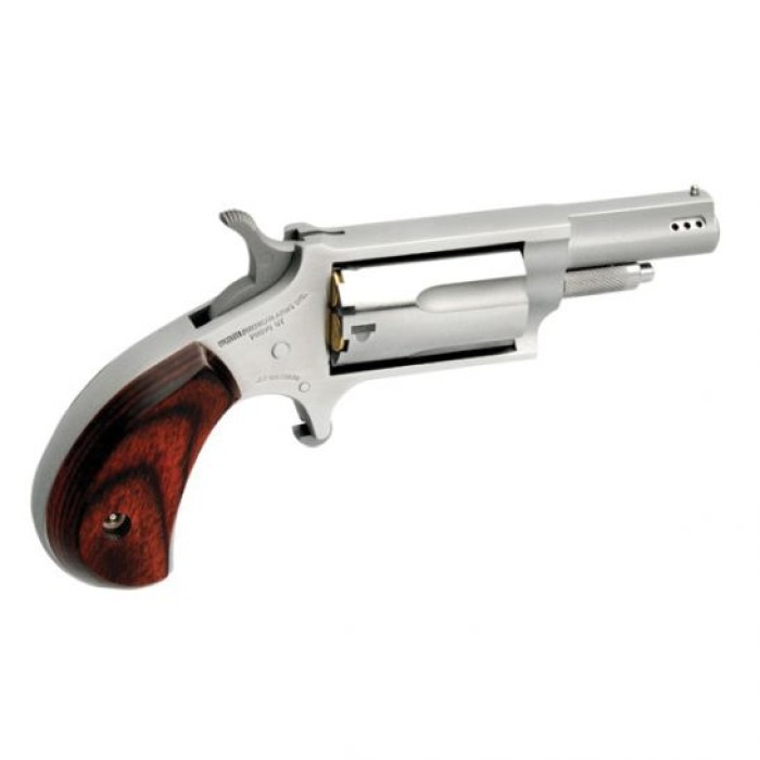 North American Arms Small 1.63" .22 Mag/.22lr Revolver, SS - 22MCP