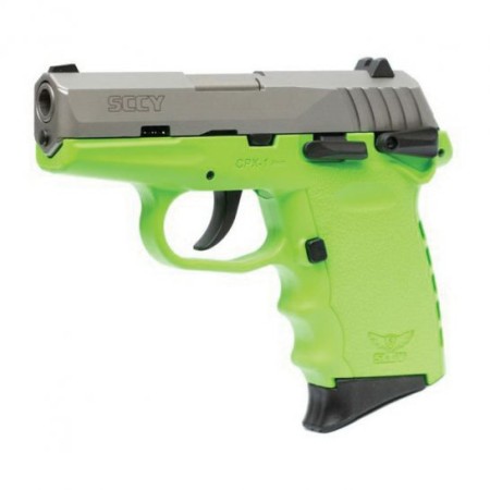 SCCY CPX-1 9mm Pistol, Lime Green - CPX1TTLG