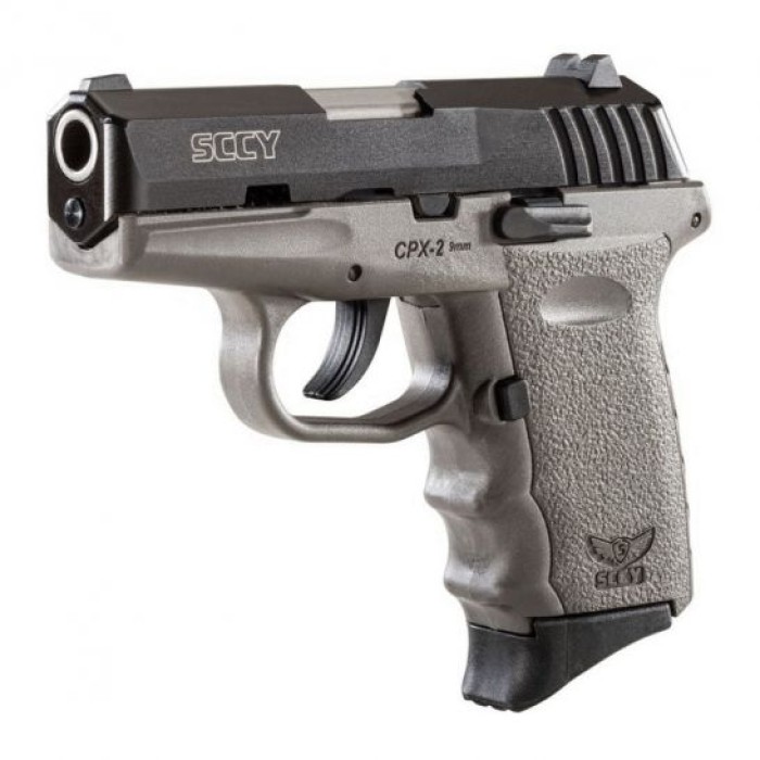 SCCY CPX-2 9mm Pistol, Sniper Gray - CPX2CBSG