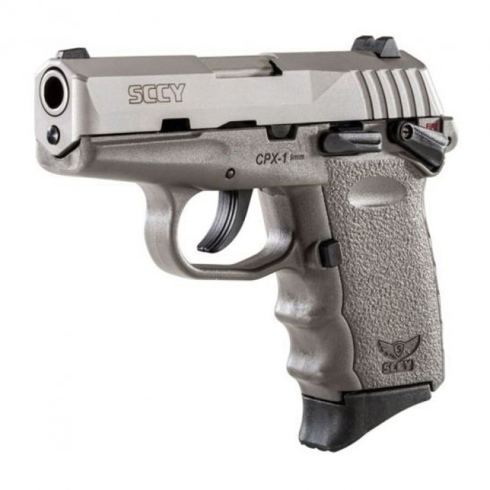 SCCY CPX-1 9mm Pistol, Sniper Gray - CPX1TTSG