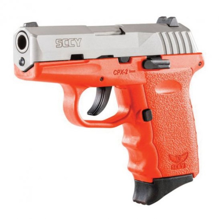 SCCY CPX-2 9mm Pistol, Orange - CPX2TTOR