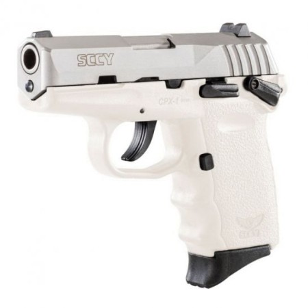 SCCY CPX-1 9mm Pistol, White - CPX1TTWT