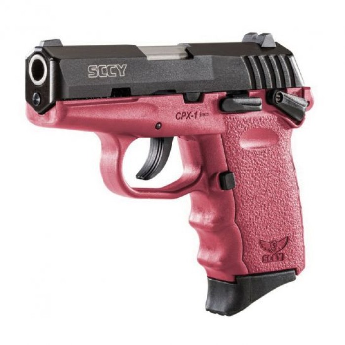 SCCY CPX-1 9mm Pistol, Crimson - CPX1CBCR