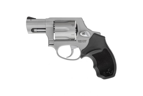 Taurus 2-856029CH 856 38 Special +P 6rd 2" Matte Stainless Steel Black Rubber Grip