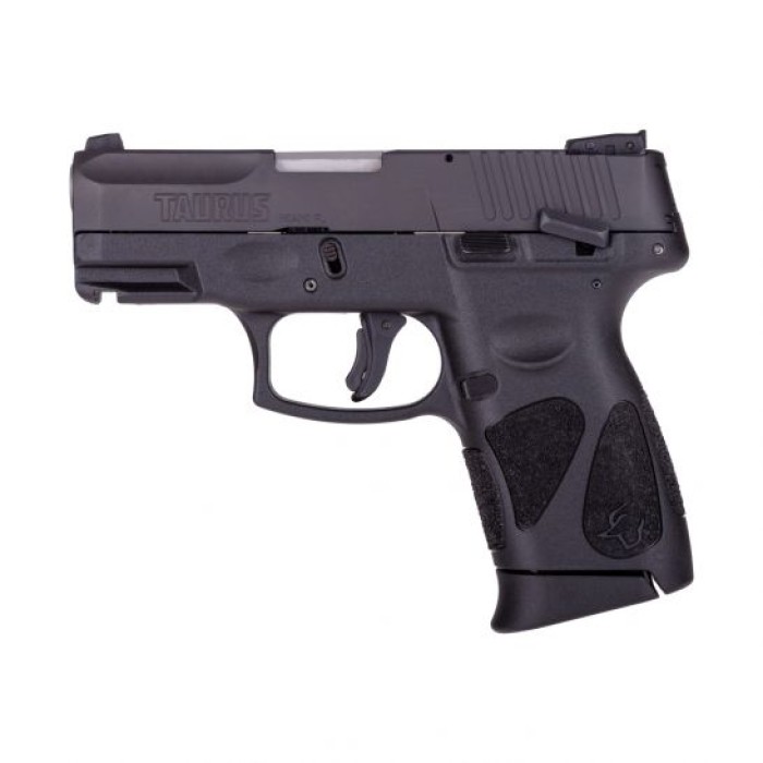 Taurus G2C Compact .40 S&W Pistol, Blk - 1-G2C4031-10