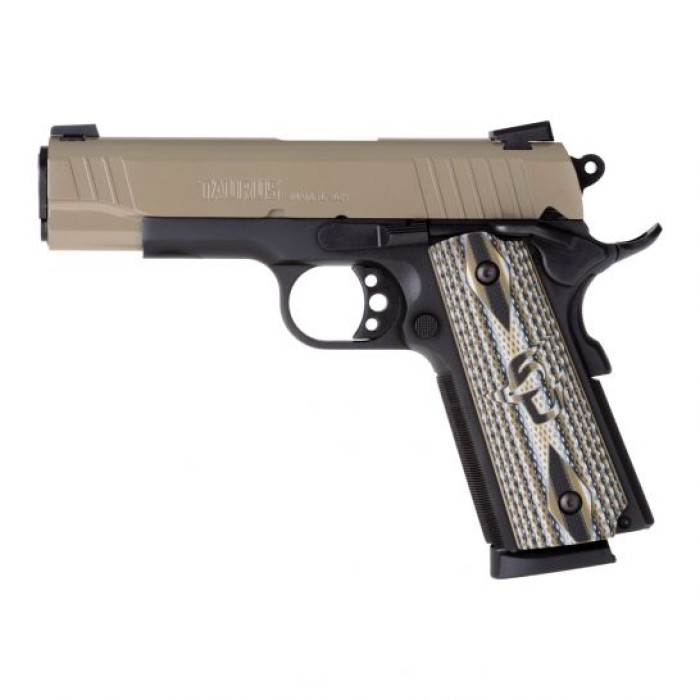 Taurus 1911 Commander Full .45 ACP Pistol, Blk - 1-191101COMS-VZ