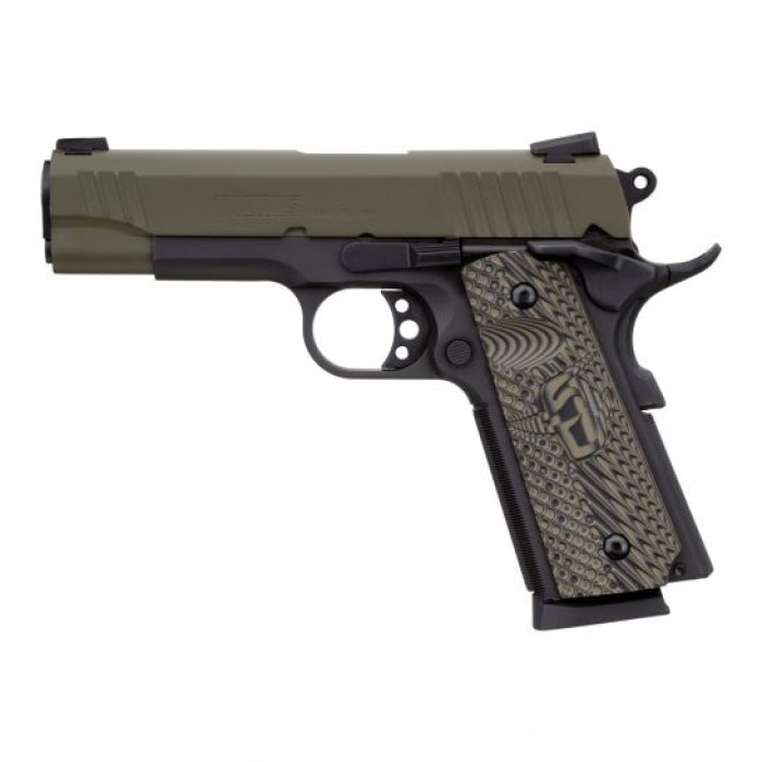 Taurus 1911 Commander Full .45 ACP Pistol, Blk - 1-191101COMMG-VZ