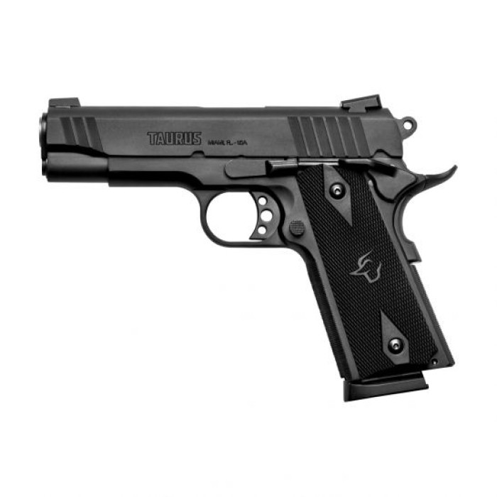 Taurus 1911 Commander Full .45 ACP Pistol, Blk - 1-191101COM-ALT1