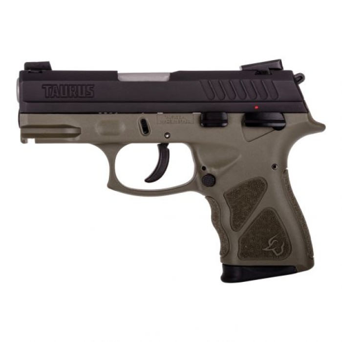 Taurus TH9C Compact 9mm Pistol, OD Green - 1-TH9C031O