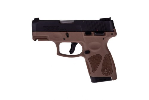 Taurus G2S Compact 9mm Pistol, Brown - 1-G2S931B