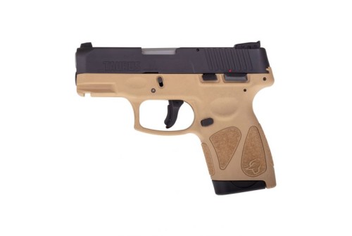 Taurus G2S Compact 9mm Pistol, Tan - 1-G2S931T