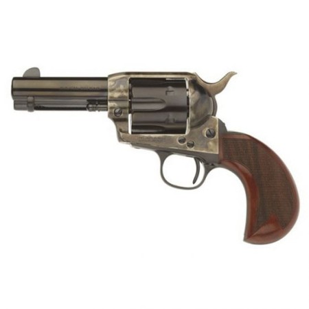 Taylors & Company 1873 Birdshead Cattleman Checkered 3.5" .357 Mag Revolver, Case Hardened - 555132