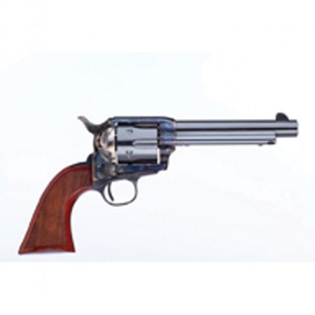 Taylors & Company The Gunfighter Checkered/Large Army Grip .45 LC Revolver, Case Hardened - 555139