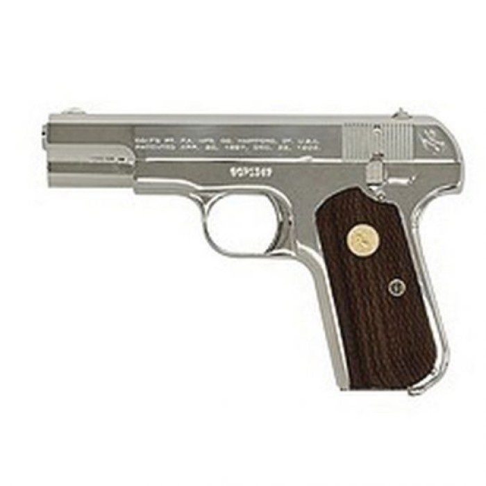Colt Hammerless 1903 General Officer's (Re-Issue) .32 ACP Pistol, Bright Nickel - 1903N