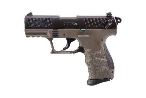 Walther P22 CA 5" .22lr Pistol, FDE - 5120363