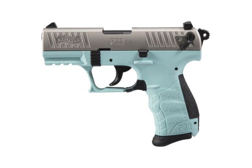 Walther P22 CA .22lr Pistol, Angel Blue - 5120362