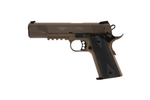 Walther Colt Government 1911 Rail Gun .22lr Pistol, FDE - 5170310