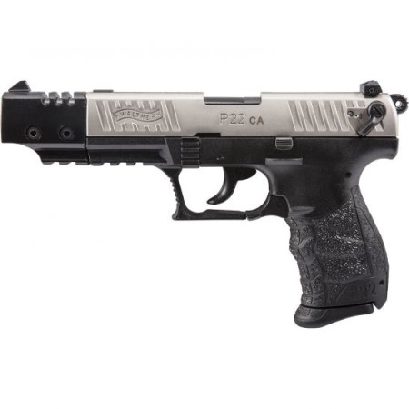 Walther P22 CA .22lr Pistol, Target Nickel - 5120337