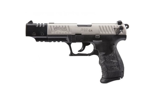 Walther P22 CA .22lr Pistol, Target Nickel - 5120337