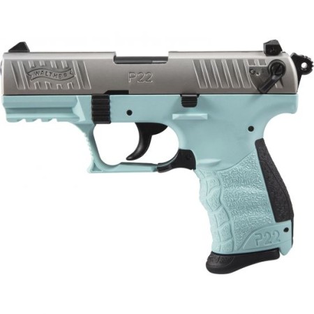 Walther P22 Q .22lr Pistol, Angel Blue - 5120760