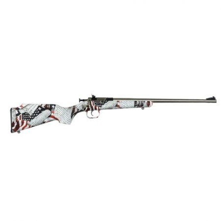 Keystone Sporting Arms Crickett/Hydrodipped Synthetic .22lr Bolt Action Rifle, One Nation - KSA3169