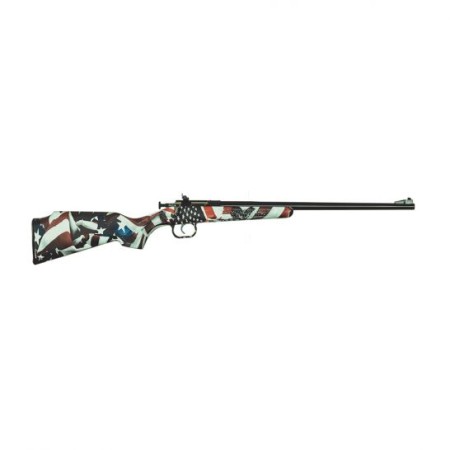 Keystone Sporting Arms Crickett/Hydrodipped Synthetic .22lr Bolt Action Rifle, One Nation - KSA2169