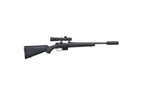 CZ-USA CZ 527 American Synthetic Suppressor-Ready .223 Rem Bolt Action Rifle, Blk - 03093