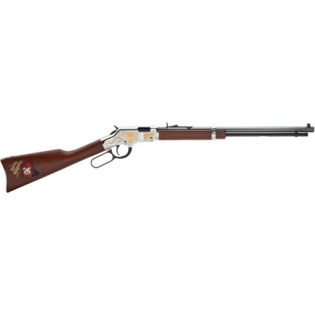 Henry Shriner International Tribute Edition .22 S/l/lr Lever Action Rifle, Brown - H004SHR