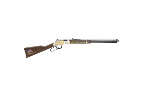 Henry Military Service Tribute 2nd Edition .22 S/l/lr Lever Action Rifle, Brown - H004MS2