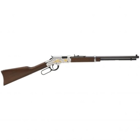 Henry Second Amendment Tribute Edition .22 S/l/lr Lever Action Rifle, Brown - H004SAT