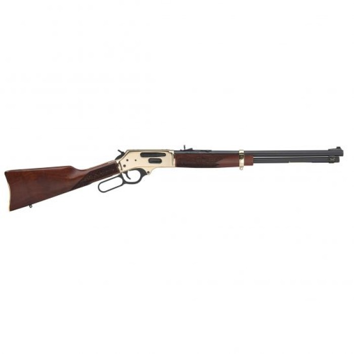 Henry Side Gate .38-55 Win Lever Action Rifle, Brown - H024-3855