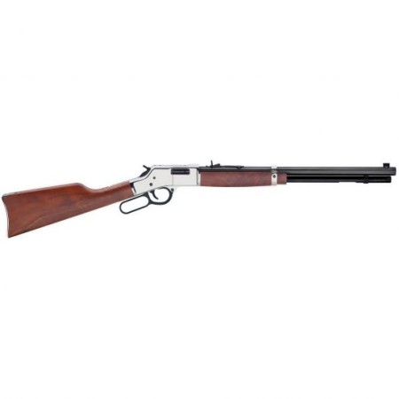 Henry Big Boy Silver .44 Mag/.44 Spl Lever Action Rifle, Brown - H006S
