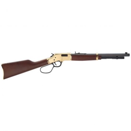 Henry Big Boy Carbine .44 Mag/.44 Spl Large Loop Lever Action Rifle, Brown - H006R
