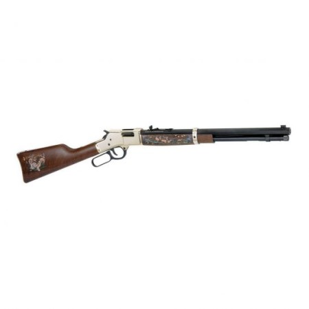 Henry Big Boy Wildlife Edition II .44 Mag/.44 Spl Lever Action Rifle, Brown - H006WL2