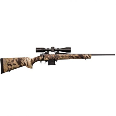 Howa M1500 Mini Action 6.5mm Grendel Bolt Action Rifle w/ 3-9x40mm Scope, Kryptek Highlander - HMP60602KHC+